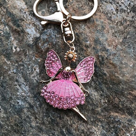 Pink Fairy Keychain - Picture 2 of 6